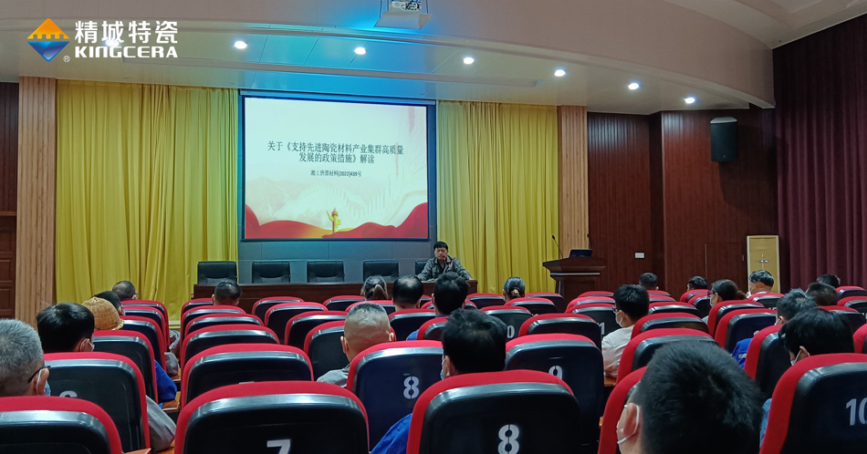 Z6人生就是博组织学习《支持先进陶瓷材料产业集群高质量发展的政策措施》